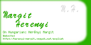 margit herenyi business card